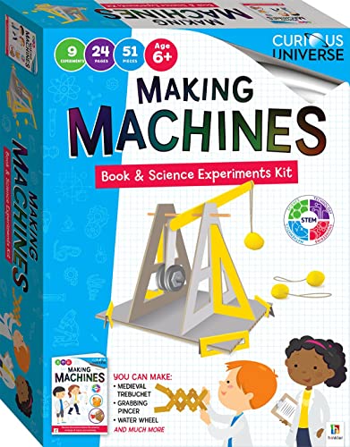 Curious Universe Making Machines Science Experiement Kit - For Children Ages 6 To 9 - Home Learning Stem Set