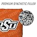 YouTheFan Officially-Licensed NCAA Oklahoma State Cowboys Set of 4 Cornhole Bags - All Weather Regulation 6” x 6” Size - 16oz Weight - Designed in USA