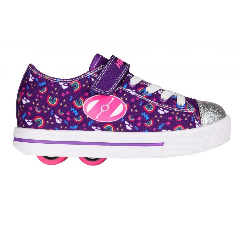 Heelys X2 Snazzy Ragazze Scarpe Viola Multi Rainbow