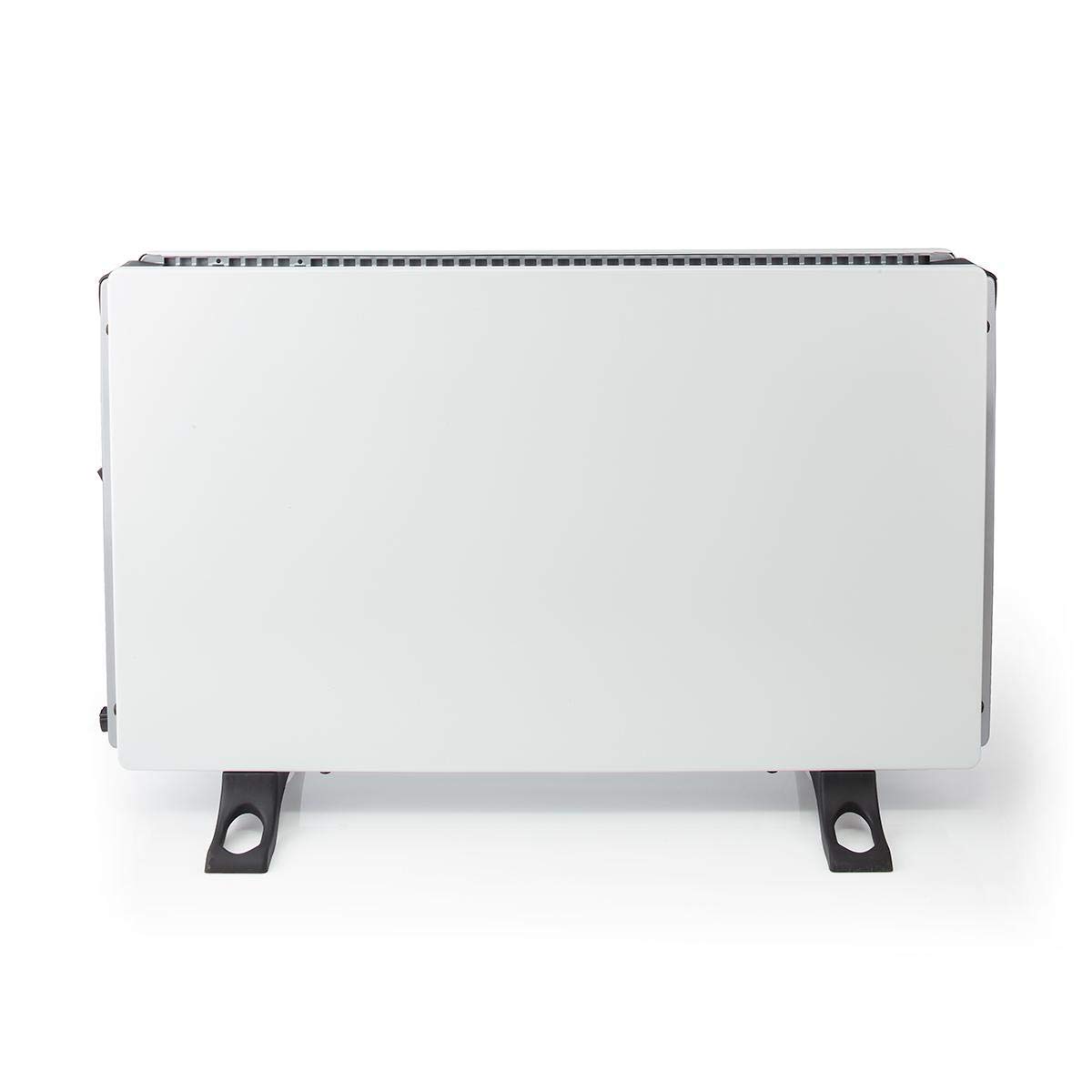 NEDIS Konvektor Heizlüfter Turbo Elektroheizer Verstellbares Thermostat 3 Wärmeeinstellungen Heizgebläse Fernbedienung Timer L 60,5 cm