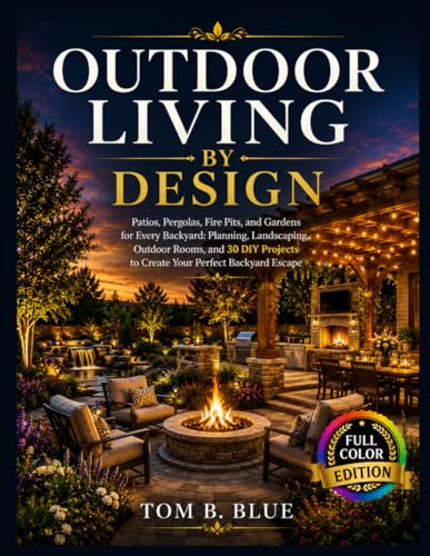 OUTDOOR LIVING BY DESIGN: Patios, Pergolas, Fire Pits, and Gardens