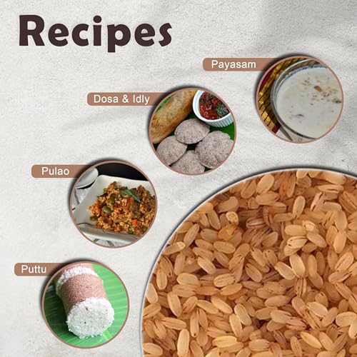 Image of Food Mynk Matta Rice (10Kg) | Kerala Red | Palakkadan | Vadi | Rosematta | Parboiled (10Kg)