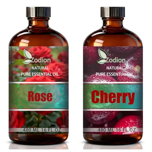 Aceite Esencial de Cereza y Rosa 16 Fl Oz