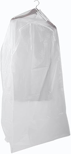 Miniatura 9 de BORDSTRACT Bolsa de vestir para almacenamiento de viaje, 23.6 x 11.8 x 43.3 pulgadas, fundas transparentes para ropa para el hogar, vestido