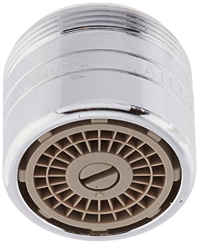 DANCO 15/16-27M X 55/64-27F Adjustable Flow Aerator, Chrome