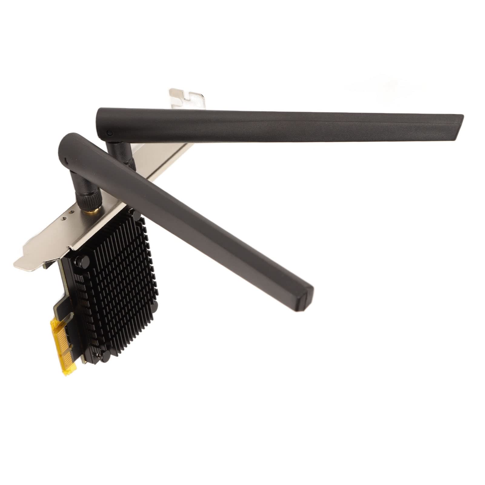 Zunate Scheda WiFi PCIE, 2.4G 5G 6G 5400 Mbps Gigabit Tri-Band WiFi6 Scheda WiFi PCIe per PC Desktop, con MU-Mimo, per Win 10, per Wino 11 a 64 Bit