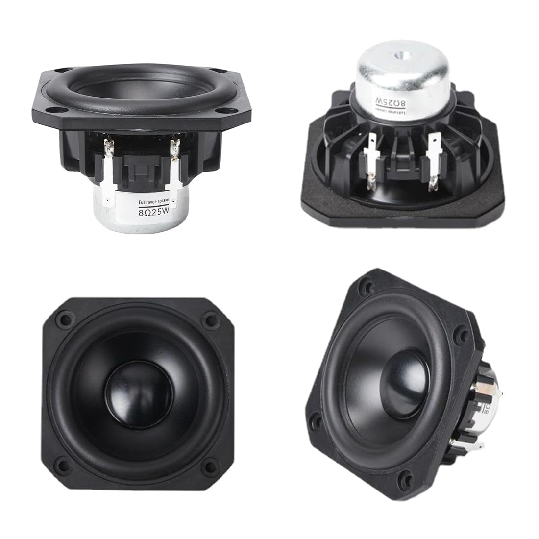Haut-Parleur Étanche 95AF, Haut-Parleurs Auditifs de 3 Pouces avec Corne de Haute Qualité de 25W 8Ohm, Haute Fidélité.
