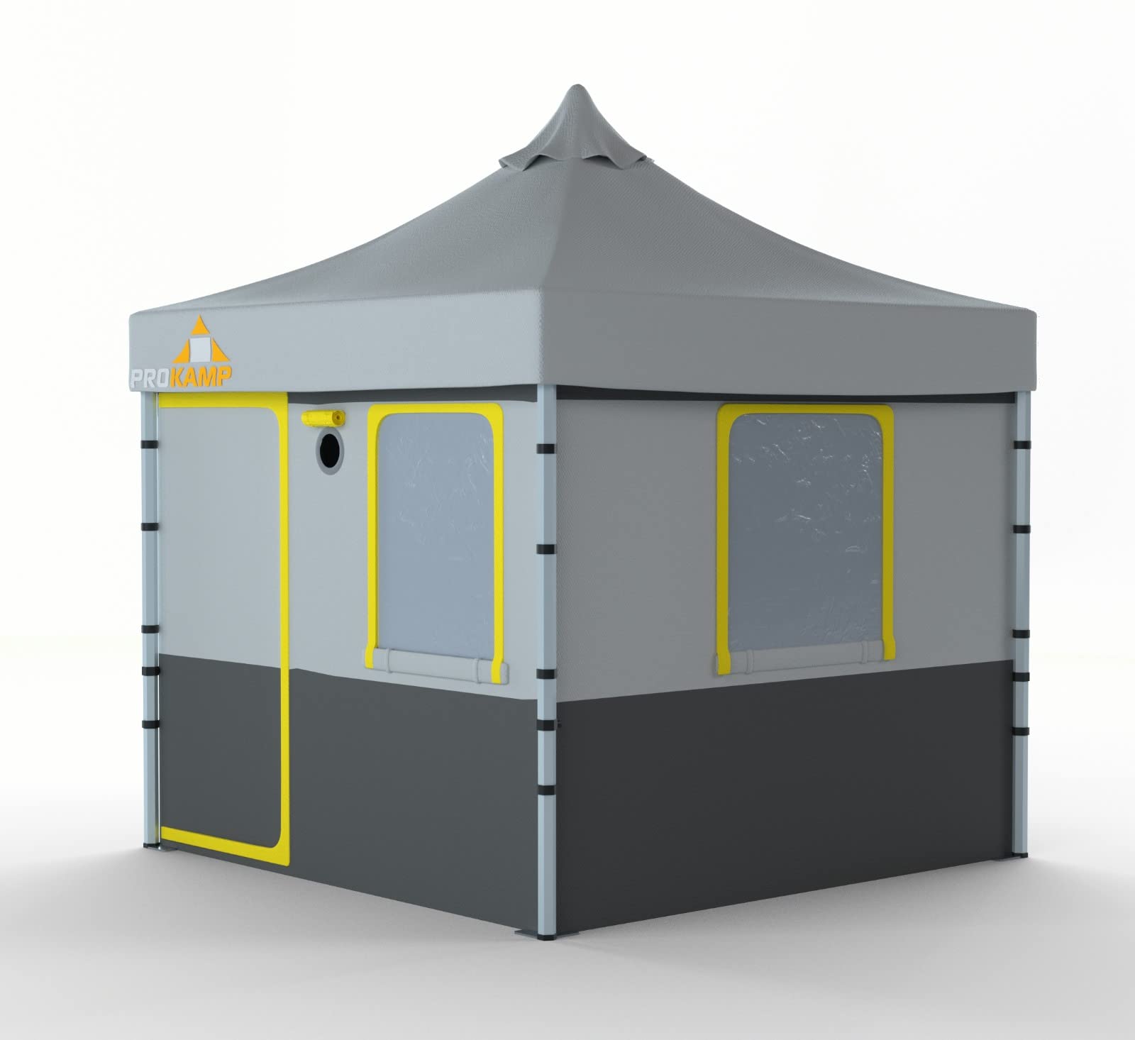 ProKamp Büyük Aile Kamp Çadırı 3x3 Portatif Ourdoor Gölgelik Katlanır Tente Gazebo Spor ve Outdoor