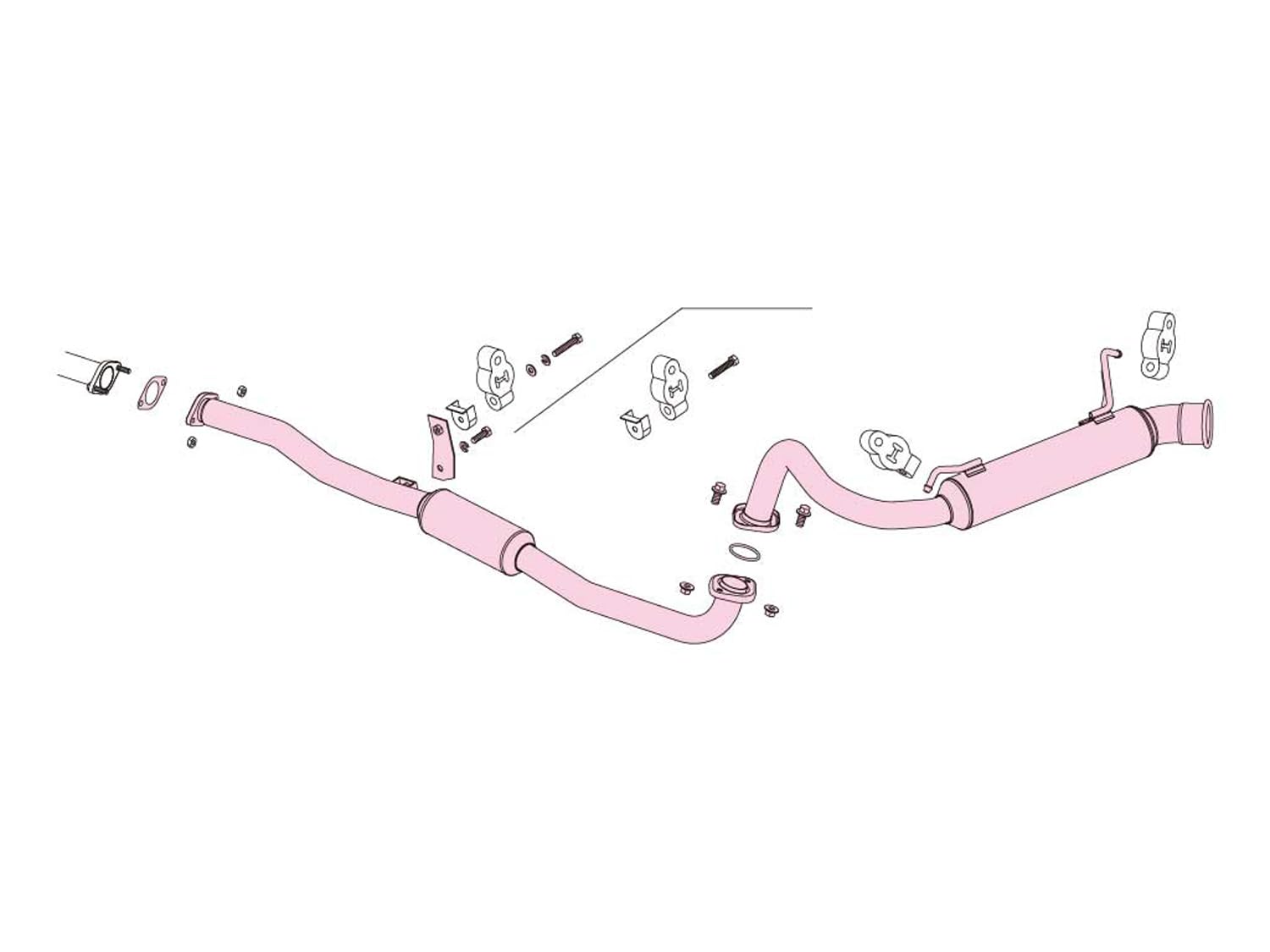 三菱 H56A パジェロミニ FGK フジツボ リアマフラー H56A パジェロミニ ターボ 4WD (PAJERO)|FUJITSUBO 藤壺技研工業
