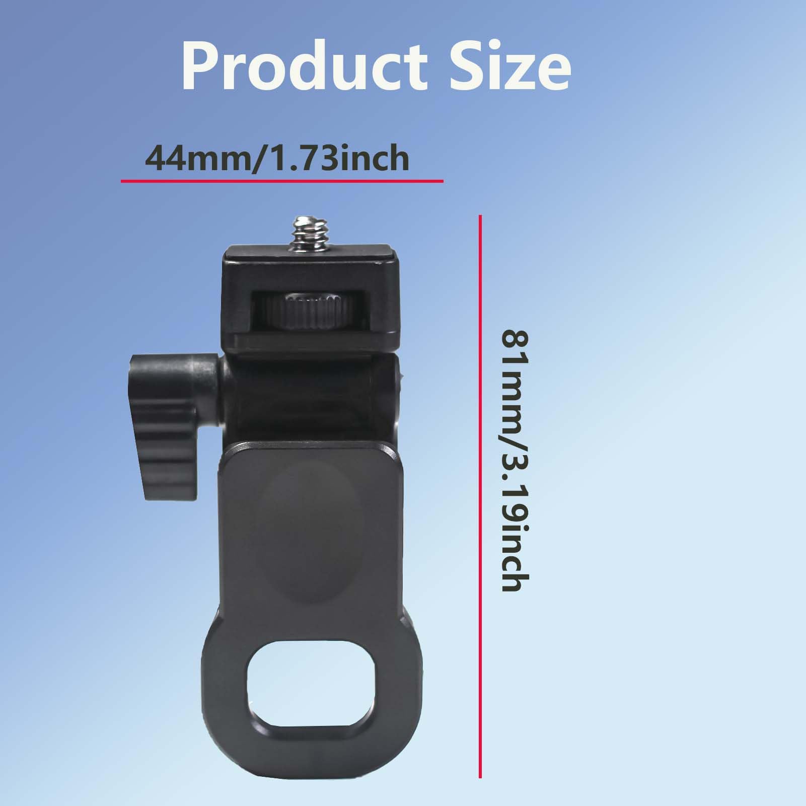 Clip Soporte Para Luz Selfie Y Teléfono - Conector 1/4 Y Cold Shoe - Ajuste Multiángulo, Material ABS Resistente