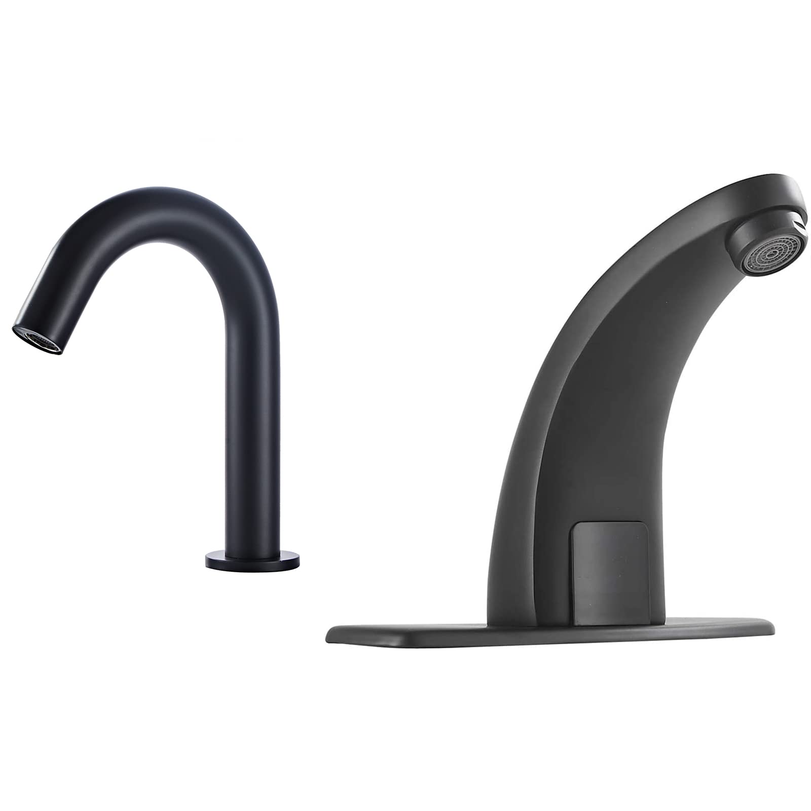 Sxithgkdw Black Automatic Touchless Sensor Bathroom Sink Faucet Small Kitchen Faucet Touchless Bathroom Faucet Dual Ed Automatic Faucet Auto Sensor Bath Tub