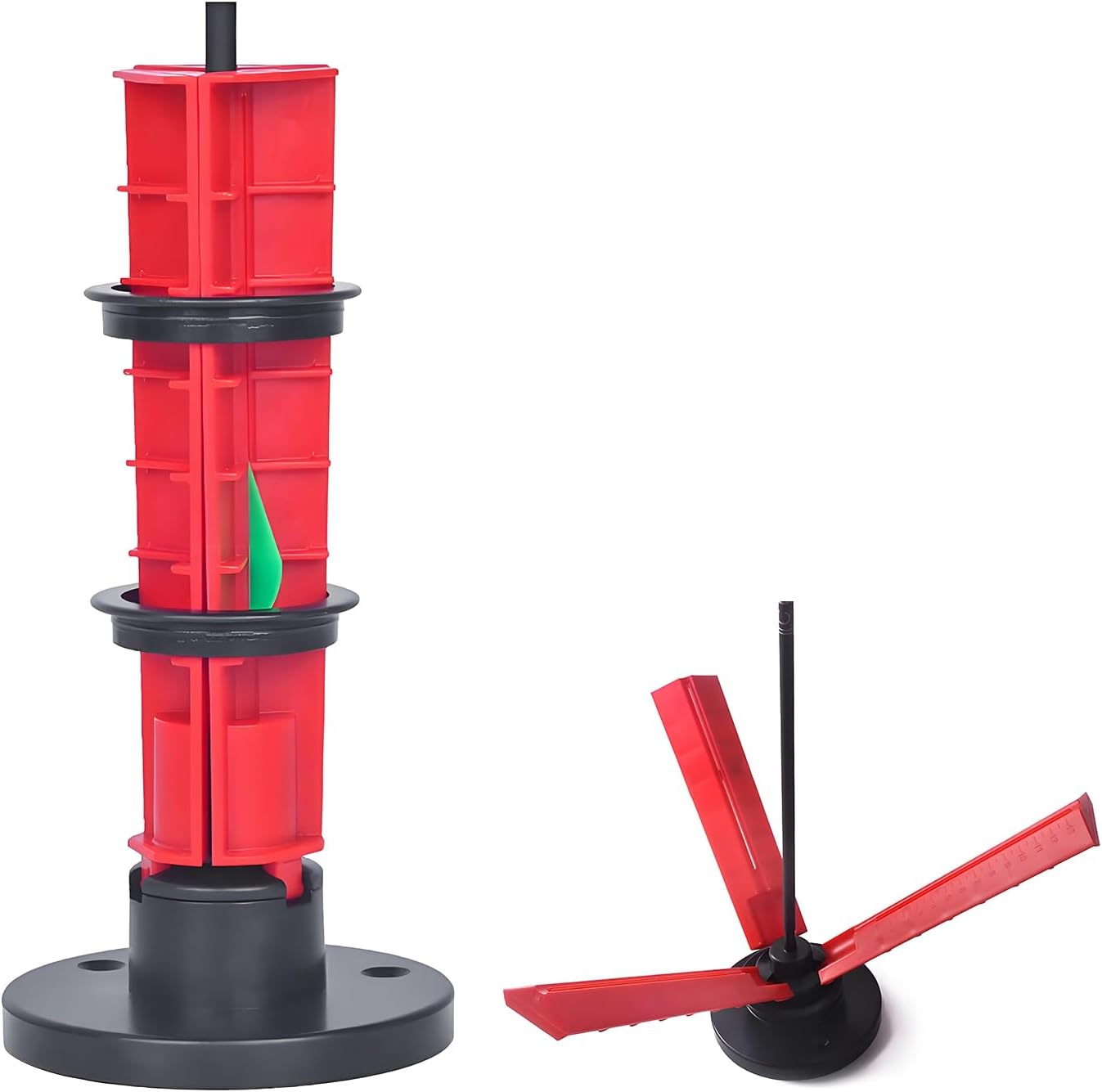 Arrow Fletcher Jig Fletching Jig Straight Helix Tower Fletch Tool Arrow Fletching Bonding Tool Archery Fletching Jig with Scale for DIY Archery Arrows Suitable for Multi-Size Arrows