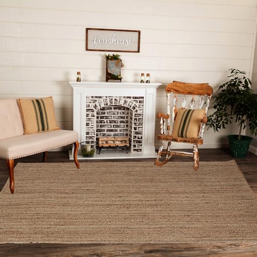 Sutra Rachna Natural Nirvana - Alfombra de 6 x 4 pies - Barefoot Serenity
