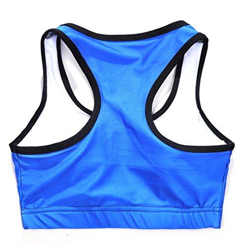 Image of Sister Amy Women's Aerobics Gym Dance Yoga Vest Printed Sports Bra Top Vest
