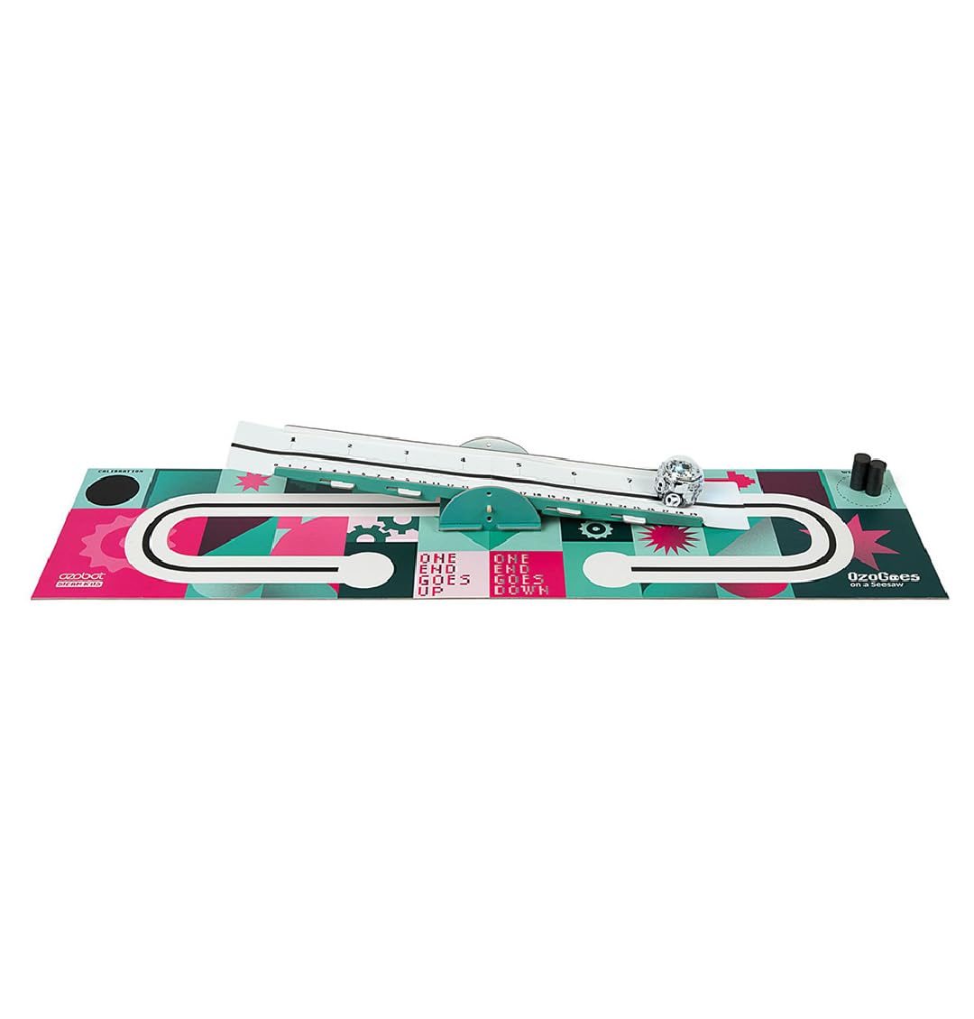 Ozobot OzoGoes On A Seesaw STEAM Kit | Ages 8 and Up | Learn Simple Machines, Levers, and Critical Thinking | Hands-On STEM Learning for Classrooms and Homeschool