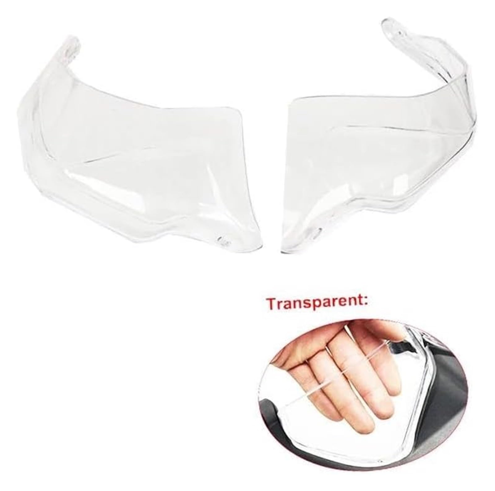 Motorrad Handschutz Für BMW R 1200 GS Für ADV R1200GS LC R1250GS F 800 Für Abenteuer S1000XR Volle Set Hand Schild Schutz Windschutzscheibe Handprotektoren(Blue Clear Set)