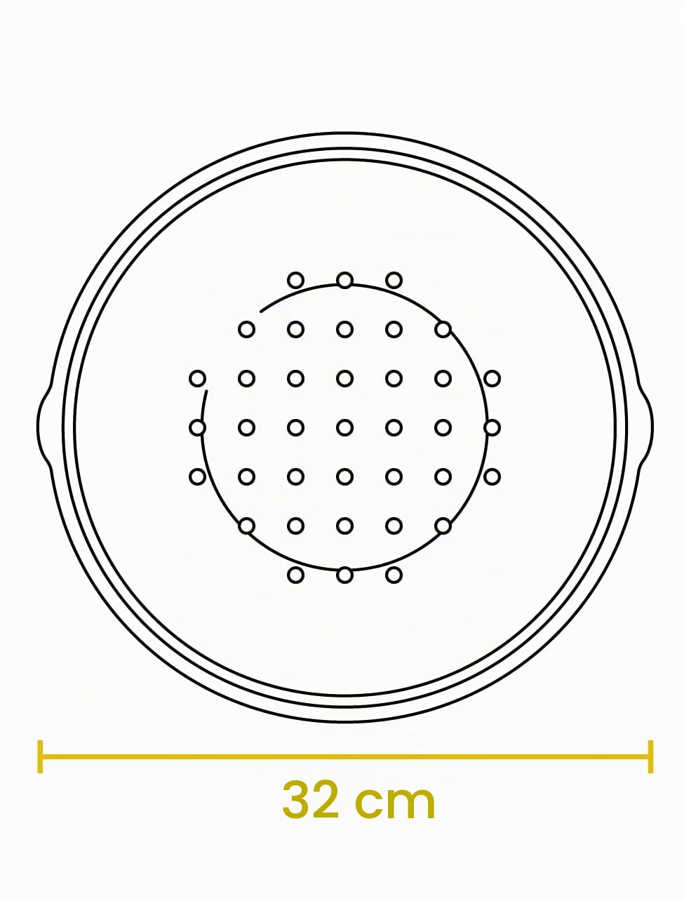 LODGE L10SC3 - Coperchio in ghisa con manico e punte interne per imbavatura, colore: Nero