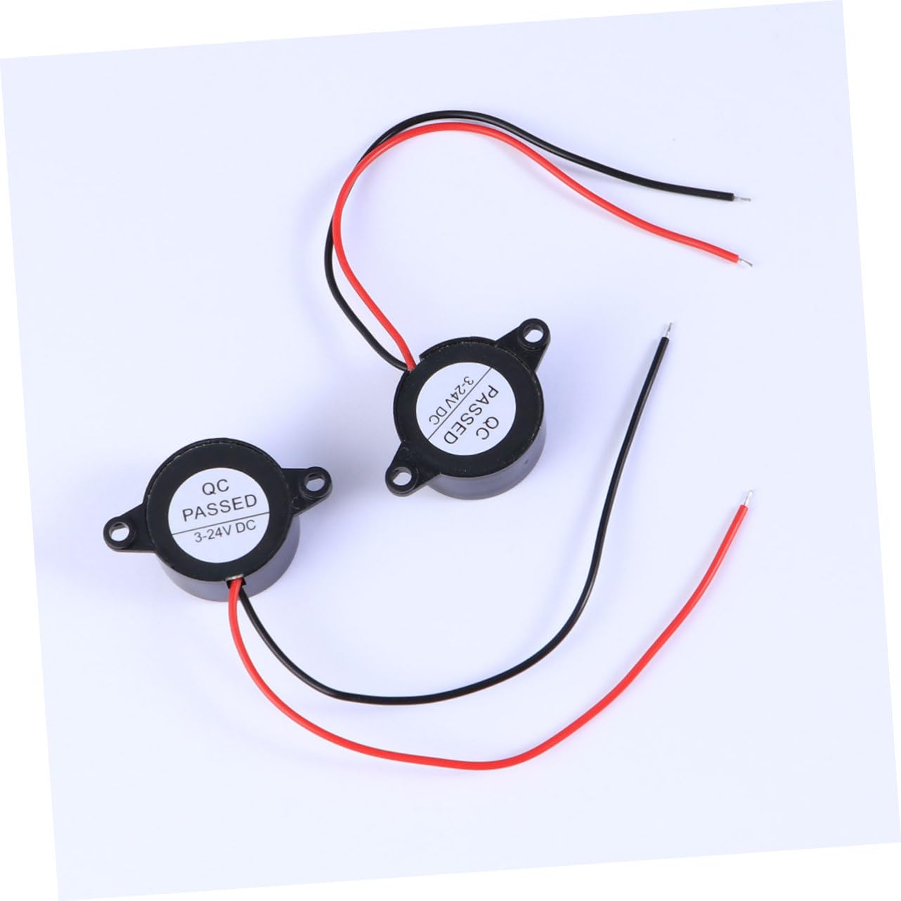 KICHOUSE Piezoelectric 2pcs -24v 85db Electric with Motion Detector Piezo Alarm for Beeping