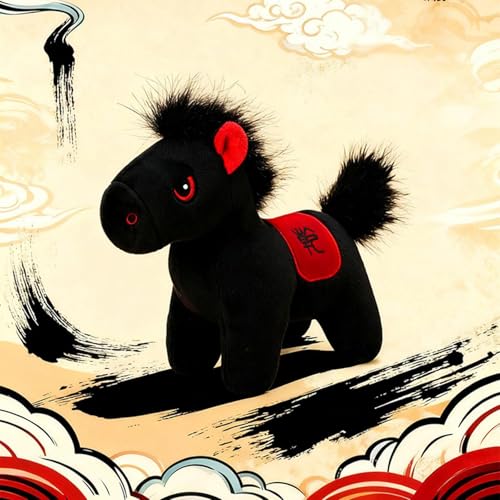 Cheval en peluche pour fêtes du printemps et cadeaux de naissance - 6