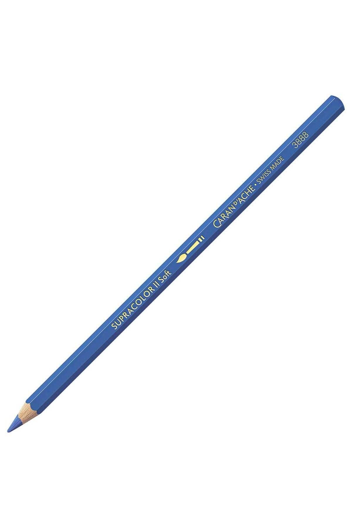 Caran D'ache Blue Caran D Ache : Supracolor Soft : Watersoluble Artists Colour Pencil Gentian