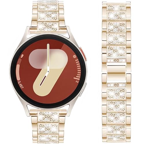DEALELE �o���h Samsung Galaxy Watch 7 / FE / 6/6 Classic / 5/5 Pro / 4/4 Classic / 3 41mm / Active 2 / 20mm Bling�_�C�������h���^�������p�X�g���b�v 
