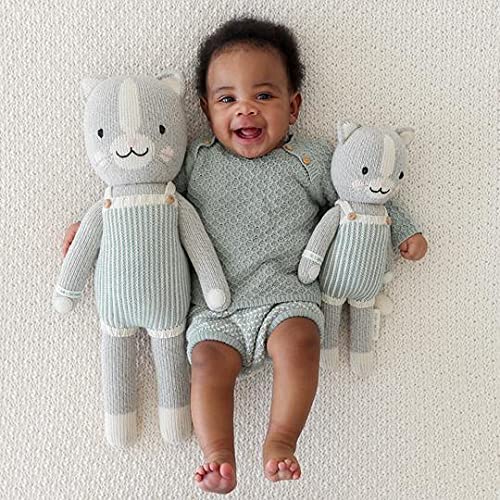 Muñeca tejida a mano Dylan el Gatito Little 13" miniatura 7