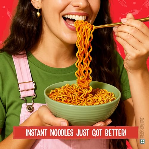 Image of Wok Tok Instant Noodles Schezwan 66g (Pack of 12)
