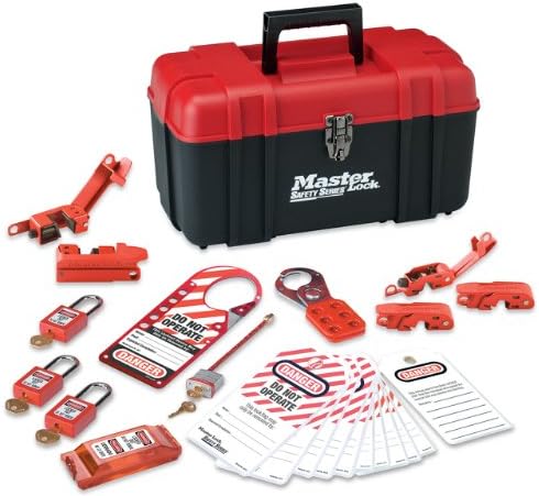 Master Lock Personal Lockout Kit, Electrical, for Plastic Locks [1457E410KA]