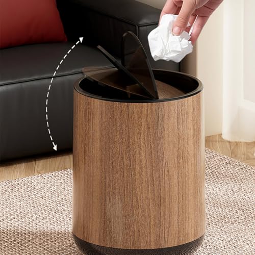 Bote de basura para baño de 15l con tapa abatible e interior extraíble 3