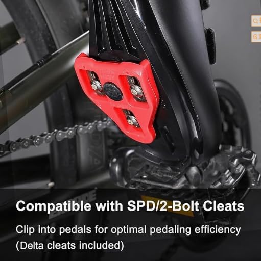 Women & Men Cycling Shoes Compatible with Peloton Bike Indoor Road Riding Biking Bike Shoes with Delta Cleats Included - Image 7