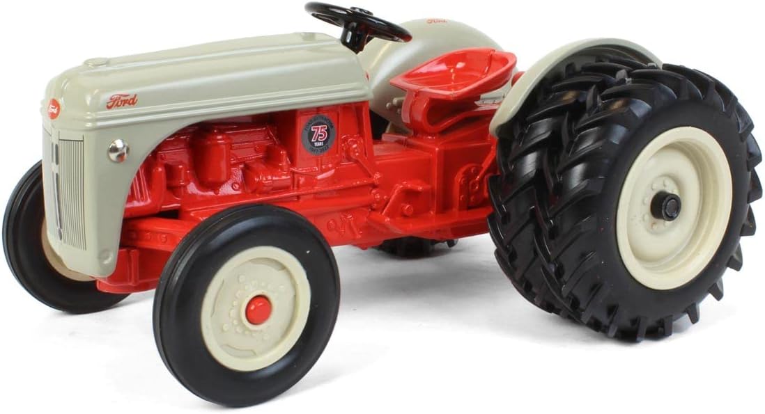 ERTL 1/16 Ford 8N 75th Anniversary Edition Diecast Tractor, Adult, Unisex, Red, 8.25in L x 5.75in W x 4.75in H