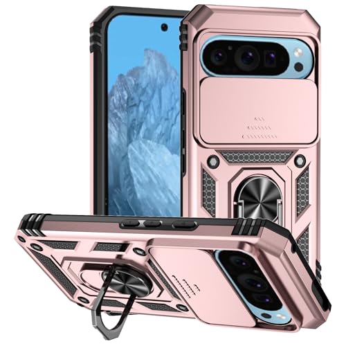 Coque Pixel 9 de qualité militaire avec béquille et support voiture