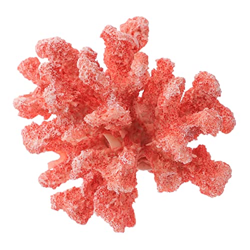 Mikikit Fake Coral Aquarium Decoration Lovely Ornament for Fish Tank Decor Safe Faux Coral Model Design for Enhancing Aquatic Environments