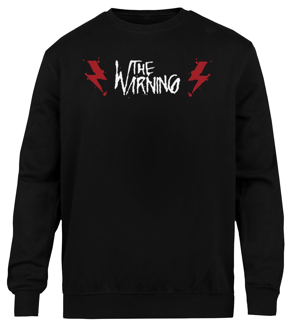 The Warning Mexican Rock Felpa Nera Unisex Girocollo Eco-Friendly