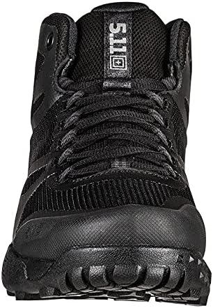 5.11 Tactical Work Shoes for Men, All-Terrain Mid-Boots for Patrol, Hiking, Outdoors, Black, 12, Regular, Style 12430 - Image 4