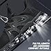 Wrezatro Mens Running Shoes Breathable Walking Tennis Casual Non Slip Comfort Work Fashion Basketball Sneakers Trainers Black