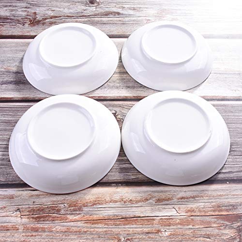 Set Of 4 Dinner Plates, 7 Inch Plates, Ceramic Plates For Dishes, Fried Egg, Snack,Broiler Wing #TOP3