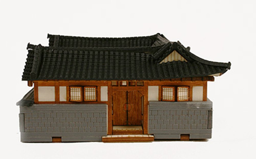 Desktop Holz Modellbausatz Seoul, Bukchon Hanok A/YG613
