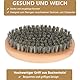 SEPGLITTER Gemüsebürste, 11 * 6cm Spülbürste Holz Gemüsebürste Holz für Kartoffeln Karotten Obst, Küchenbürste aus für Gemüse und Obst