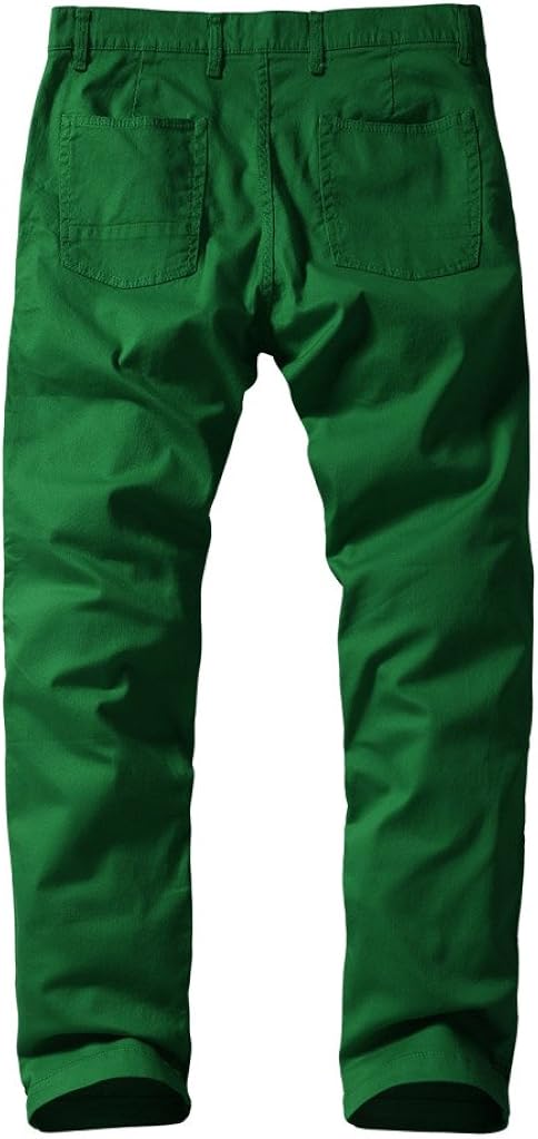 Miniatura 3 de Match pantalones casuales de pana delgados con frente plano para hombre #8052