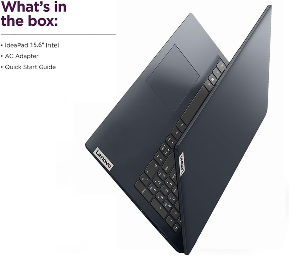 Lenovo IdeaPad 1 (15.6" FHD Anti-Glare, Intel Core i5-1235U (> i7-1165G7), 40GB RAM, 1TB SSD), Laptop for Home, Student, Business, Webcam w/ Shutter, Long Battery Life, Win 11 Home in S Mode - Image 9