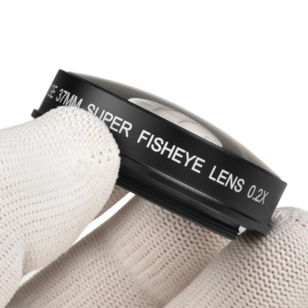 Obiettivo grandangolare 37MM 0.2x Fisheye per fotografia sportiva della macchina fotografica di azione