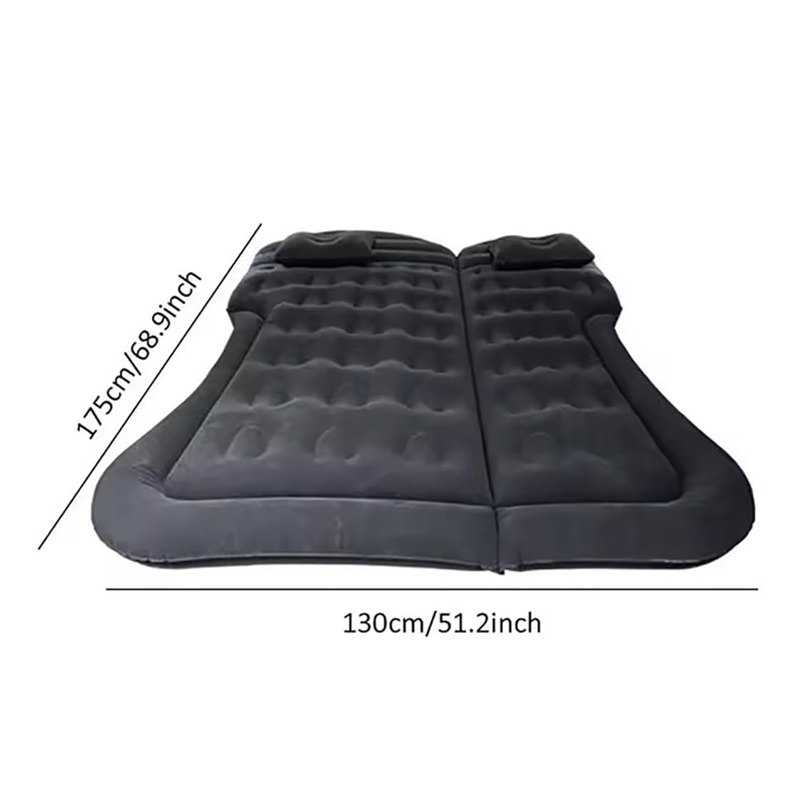Matelas Gonflable Voiture Pour Renault Kadjar 2016-2025 - Lit Arrière Portable Camping - PVC Floqué - Facile à Gonfler/dégonfler