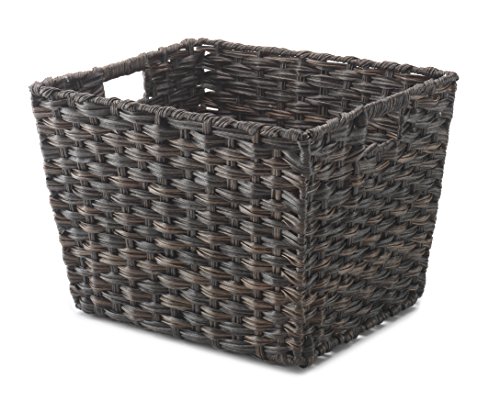 La Mejor comparativa de Cestas tejidas para almacenamiento en baño los más solicitados. 37 Whitmor Driftwood Brown Split Rattique bolsa