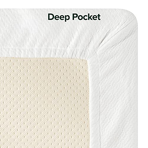 Image of Zinus 2 Inch Cloud Memory Foam Mattress Topper, Quilted Plush Mattress Topper, Green Tea Memory Foam Mattress Topper, Twin
