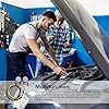 AC Gauges R134a – Car Air Conditioning Recharge Kit with Hose, R134a R22 R410a R12 Compatible Refrigerant Gauge Tool, Automotive AC Charging Hose for Air Conditioning Maintenance, Easy Car Accesso #1