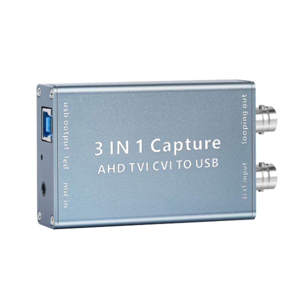 Scheda di Acquisizione Video AHD Scheda Video TVI CVI A USB 3.0 Scatola di Registrazione Video 1080P 60fps per Streaming Live Scheda Video TVI CVI