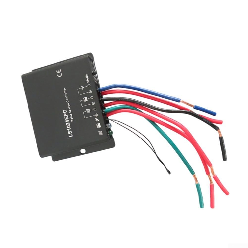 Régulateur de charge solaire 10 A pour pwm 12 V/24 V voiture IP67 étanche pour lanterne de rue camping pour camping-car bateau gel pour agm