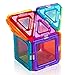 Magformers Solids Clear Rainbow 14 Pc Set - Magnetic Tiles Building Blocks, Educational Kit, STEM Toy Set - Magnetic Building Tiles for Kids to Develop Problem-Solving Abilities and Shape Recognition