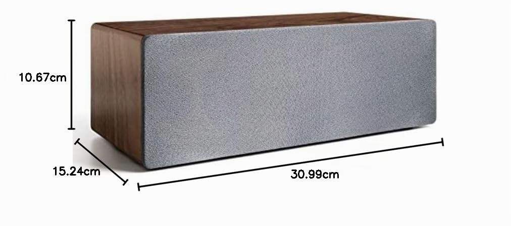 Audioengine Enceinte Bluetooth B2, Noyer | Portable Sans Fil pour Usage Domestique, Entrées AUX BT et 3,5 mm, Câbles Inclus